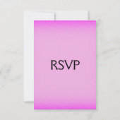 RSVP rose avec menu (Dos)