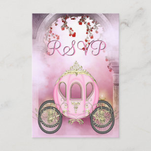 RSVP rose de princesse Carriage Enchanted