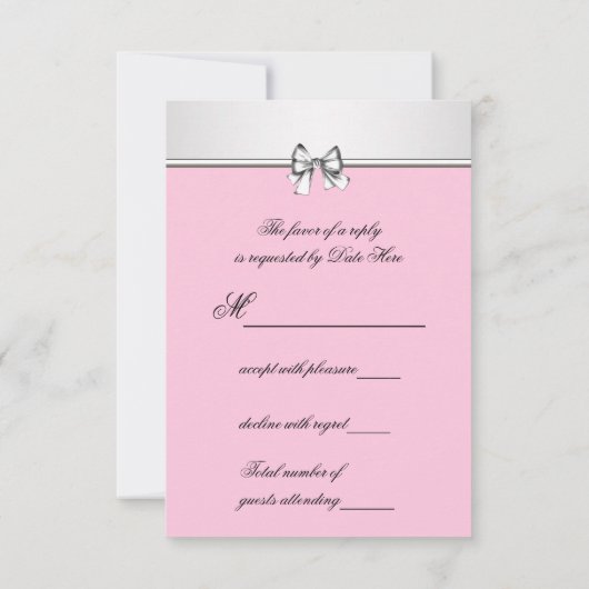 RSVP rose et gris (Dos)