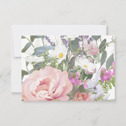 RSVP Rose Gold Faux Parties scintillant Fleur sauv (Dos)