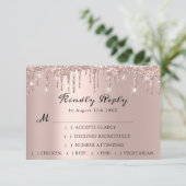 RSVP Rose Mariage Paillettes Drip Mariée (Debout devant)