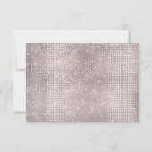 RSVP Rose Mariage Paillettes Drip Mariée (Dos)