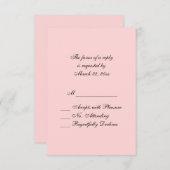 RSVP rose vendu (Devant / Derrière)