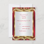 RSVP Royal Red Wedding Gold Crown (Achterkant)