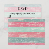 RSVP Roze en Groene Rustic Wooden Fence (Voorkant / Achterkant)