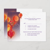 RSVP RSVP UITNODIGING BRIEFKAART (Voorkant / Achterkant)