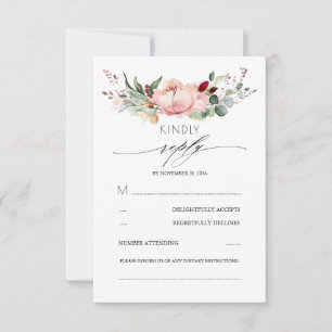RSVP Russe Bloom Mariage de automne