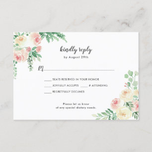 RSVP Rustic Floral String Lights-buffet Kaart