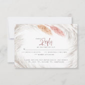 RSVP Rustic Pink Foxtail en Ivory Pampas Grass (Voorkant)