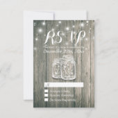 RSVP Rustic Wood en Mason Jar String Lights (Voorkant)