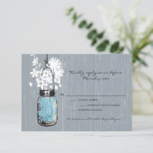 RSVP Rustique Mariage Bocal Suspendu Mason (Debout devant)