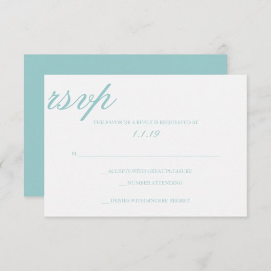 RSVP | Samen (Voorkant / Achterkant)