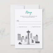 RSVP Seattle Skyline Wedding (Voorkant)