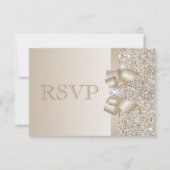 RSVP Séquences Champagne, Bow & Diamond RSVP (Devant)