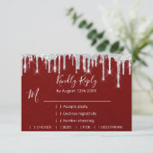RSVP Silver Grey Drivers Mariage Event Red (Debout devant)