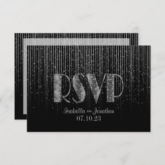 RSVP Silver Star Douche et Noir (Devant / Derrière)