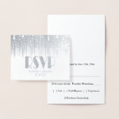 Rsvp Silver Star-douche Folie Kaarten (Display)