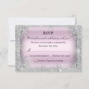 RSVP Silver Winter Wonderland Rose Sweet 16 2