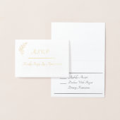 RSVP Sla de datum op Folie Kaarten (Display)