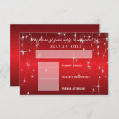 RSVP Star Lights in Metallic Red - RSVP (Voorkant / Achterkant)