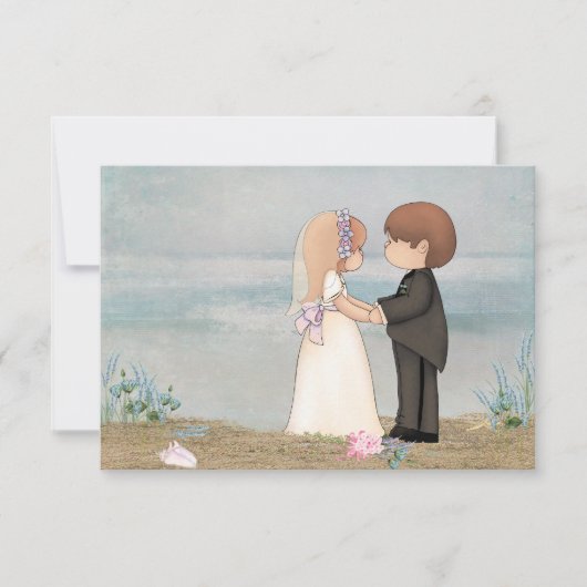 RSVP strandbruiloft (Voorkant)