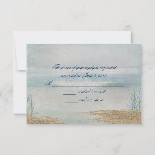 RSVP strandbruiloft (Achterkant)