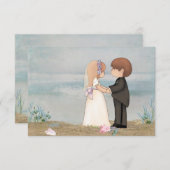 RSVP strandbruiloft (Voorkant / Achterkant)