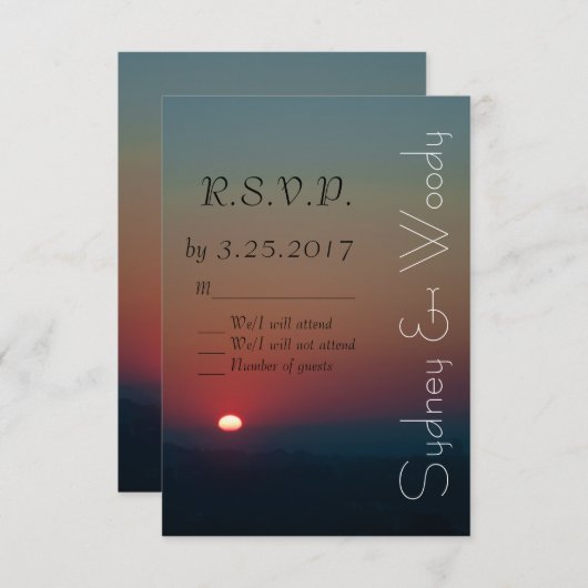 RSVP Sun Levant (Devant / Derrière)