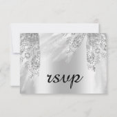 RSVP Sweet 16e Shower de Mariage Royal Gris (Dos)