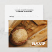 RSVP Thématique Baseball (Devant / Derrière)