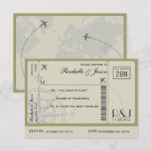 RSVP Ticket Airlines Kaart (Voorkant / Achterkant)