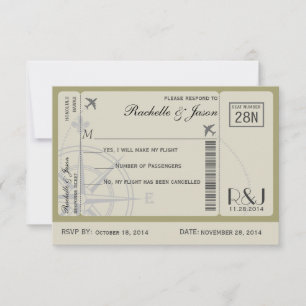 RSVP Ticket Airlines Kaart