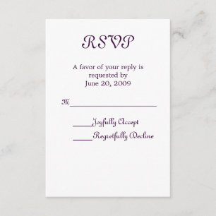 RSVP tout simplement élégant