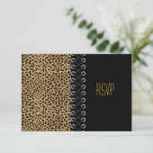 RSVP Toutes les Occasions Animal Noir Look Eyelets (Debout devant)