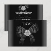 RSVP Toutes les Occasions Diamond Jewel Black Bow (Devant / Derrière)