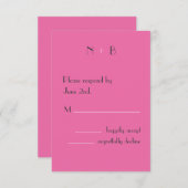 RSVP très rose (Devant / Derrière)