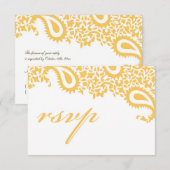 RSVP-trouwkaart met voedseloptie RSVP Kaartje (Voorkant / Achterkant)