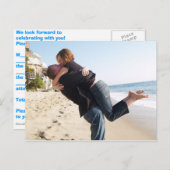 RSVP UITNODIGING BRIEFKAART (Voorkant / Achterkant)