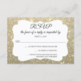 RSVP Uw Dag Glitter Fab Gold