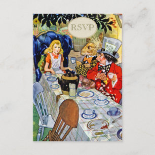 RSVP van de Tea Party van Mad Hatter Kaartje