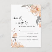 RSVP VAN DE TERRACOTTA-WATERVERF VAN DE RUST INFORMATIEKAARTJE (Voorkant)