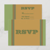 RSVP vert simple (Devant / Derrière)
