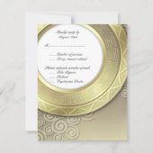 RSVP voor uitnodiging voor receptiediner (Voorkant)