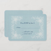 RSVP voor Waaier-kant van Wow (Voorkant / Achterkant)