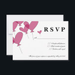 RSVP wedding cards with red heart balloon design<br><div class="desc">RSVP wedding cards with red heart balloon design. Give your wedding guests a way to respond. This romantic design is part of a stationery set. Customizable text and paper quality.</div>
