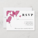 RSVP wedding cards with red heart balloon design<br><div class="desc">RSVP wedding cards with red heart balloon design. Give your wedding guests a way to respond. This romantic design is part of a stationery set. Customizable text and paper quality.</div>