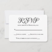 RSVP Wedding Kaart (Voorkant)