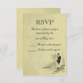 RSVP Wedding Kaart (Voorkant / Achterkant)