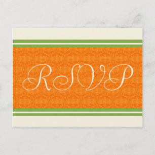 RSVP Wedding Oranje Citrus Briefkaarten
