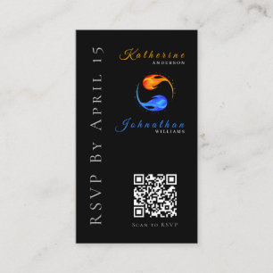 RSVP-Wedding-QR Code-Twin Flames Visitekaartje